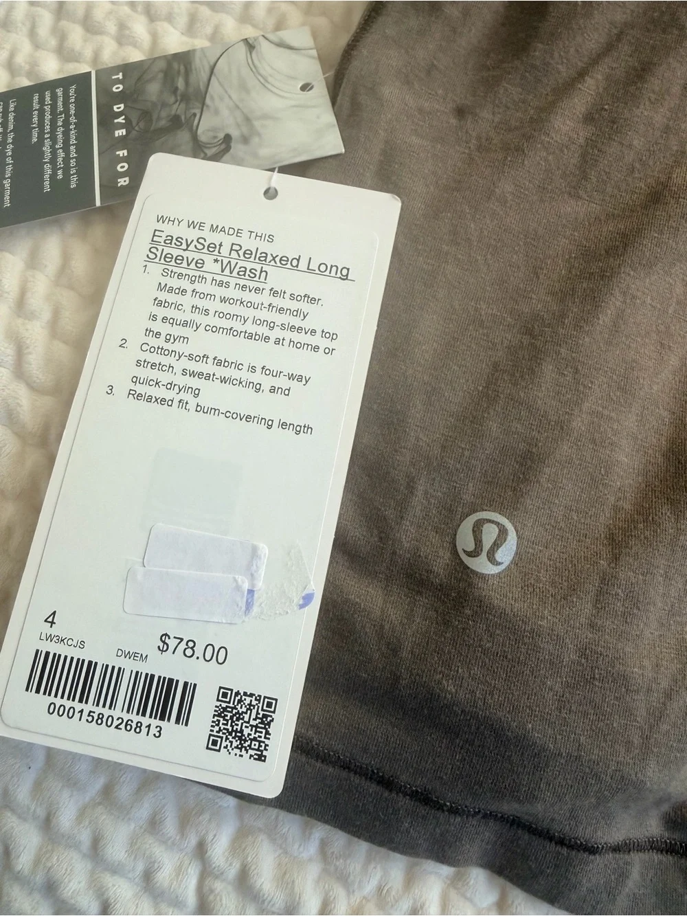 Lululemon EasySet Relaxed Long-Sleeve Shirt Wash - NWT - 4